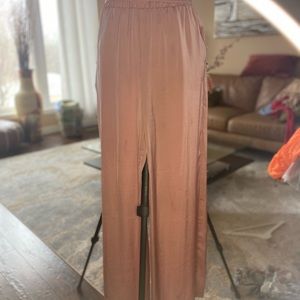 Satin pants. FOREVER 21